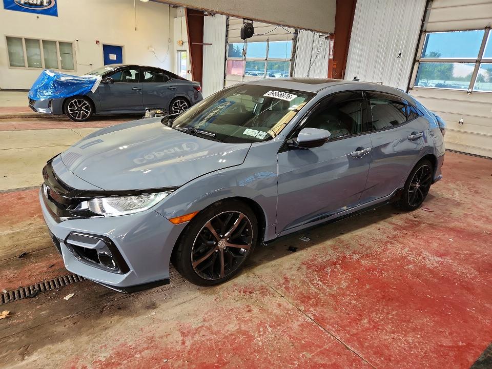 2021 Honda Civic VIN SHHFK7H93MU415481 COPART salvage auction — FRONT END, Salvage Title, sold $3,450 on 2026-07-20 (photo 1)