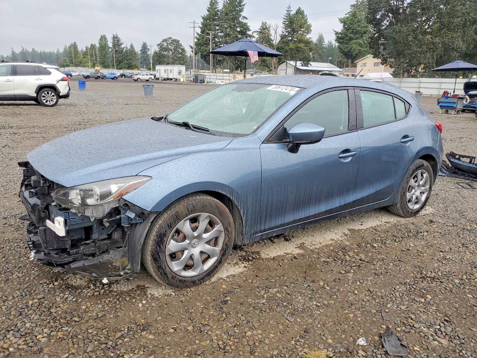 2015 Mazda 3 VIN JM1BM1K70F1245672 COPART salvage auction — FRONT END, WA - BILL OF SALE, sold $525 on 2026-07-24 (photo 1)