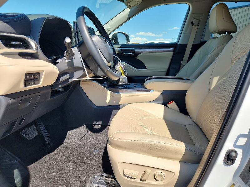 2023 Toyota Highlander VIN 5TDKDRAH3PS509514 COPART salvage auction — FRONT END, Ut - Salvage Certificate, sold $26,250 on 2026-08-21 (photo 7)