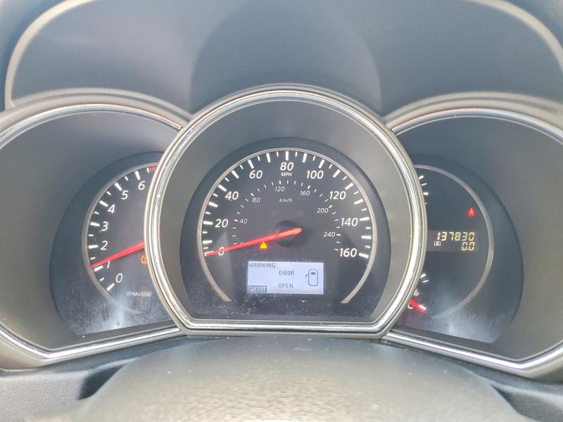 2014 Nissan Murano VIN JN8AZ1MU2EW408196 COPART salvage auction — FRONT END, TX - CERTIFICATE OF TITLE (P), sold $725 on 2026-07-28 (photo 9)