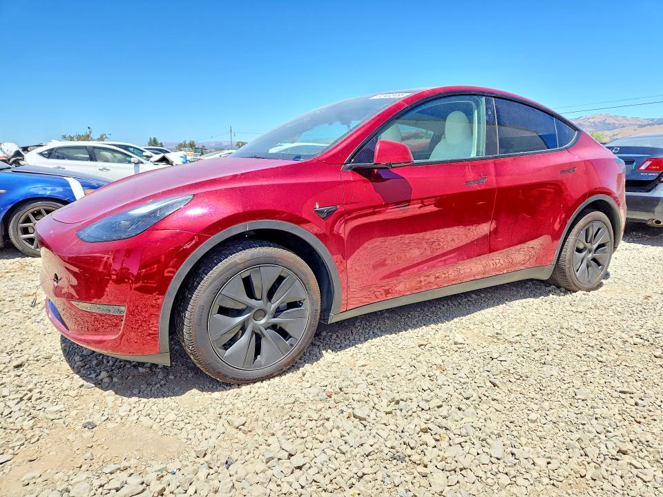 2025 Tesla Model y VIN 7SAYGDEE1SF286409 — COPART salvage auction photo