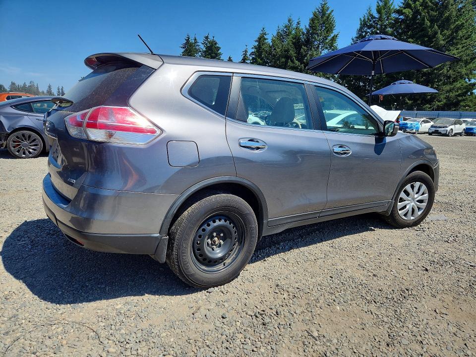 2015 Nissan Rogue VIN KNMAT2MVXFP514905 COPART salvage auction — FRONT END, Wa - Bill Of Sale, sold $450 on 2026-07-14 (photo 3)