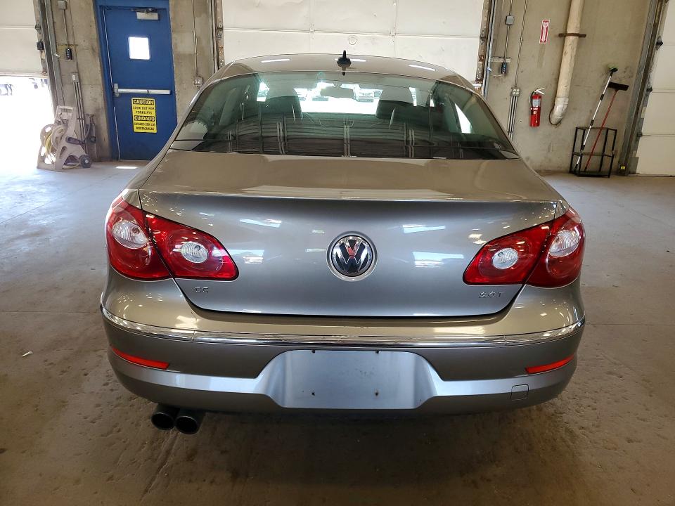 2012 Volkswagen Cc VIN WVWHN7AN0CE511898 COPART salvage auction — FRONT END, MN - CERTIFICATE OF TITLE, sold $1,200 on 2026-07-16 (photo 6)