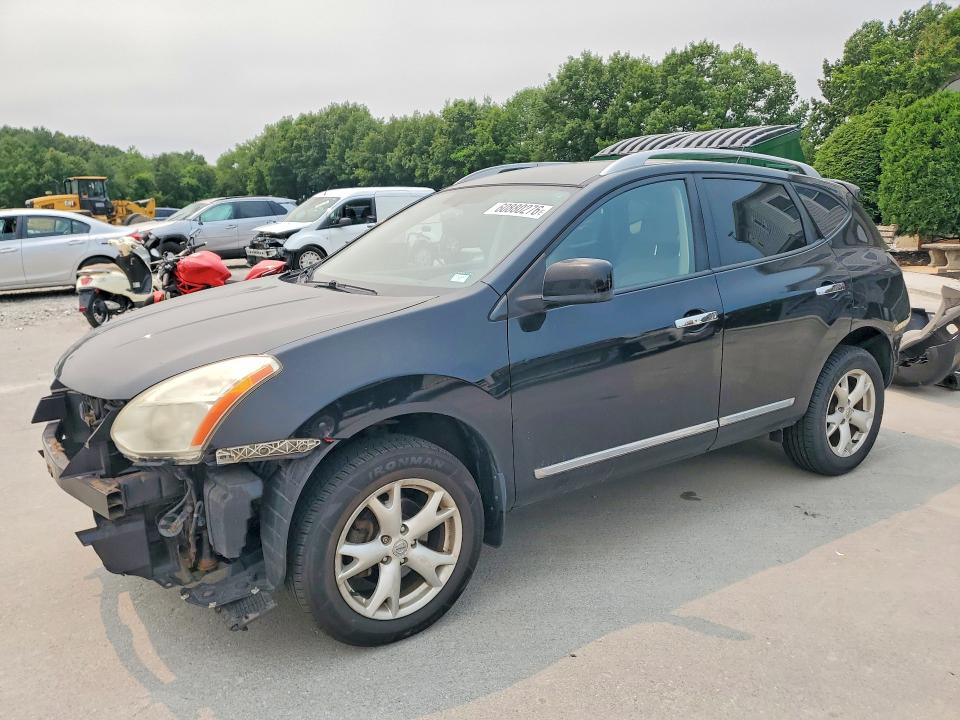 2011 Nissan Rogue sport VIN JN8AS5MVXBW252716 COPART salvage auction — REAR END, MA - CERT OF TITLE-RECONSTRCTD COLL, sold $375 on 2026-07-16 (photo 1)