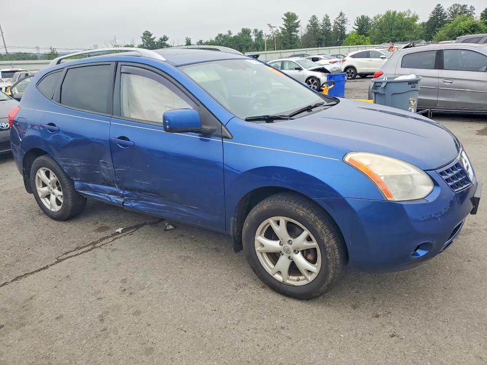 2008 Nissan Rogue sport VIN JN8AS58V28W101355 COPART salvage auction — SIDE, Pa - Certificate Of Salvage, sold $425 on 2026-07-17 (photo 4)