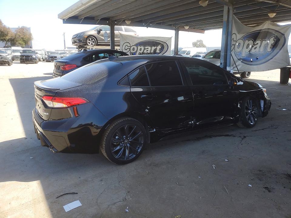 2023 Toyota Corolla VIN JTDBCMFE3P3001260 COPART salvage auction — UNDERCARRIAGE, Ca - Salvage Certificate, sold $875 on 2026-07-28 (photo 3)