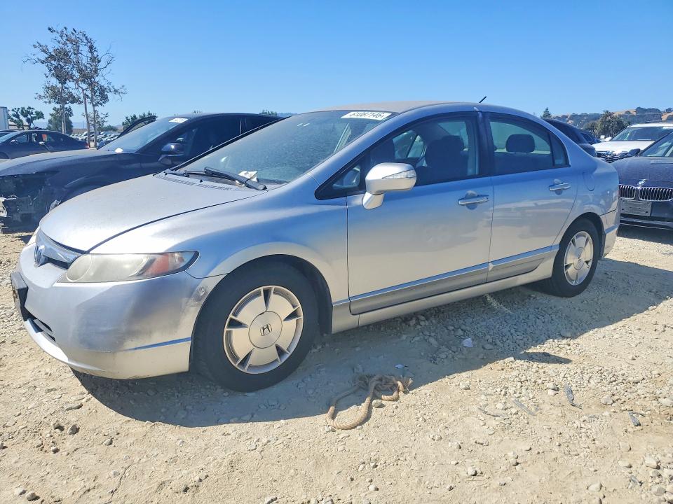 2007 Honda Civic hybrid VIN JHMFA36217S016383 COPART salvage auction — MECHANICAL, CA - DIS/DLR/EXP ONLY CLEAN TITLE, sold $500 on 2026-07-21 (photo 1)