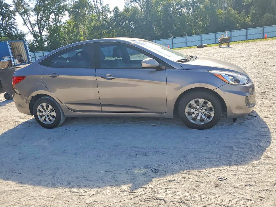 2017 Hyundai Accent VIN KMHCT4AE0HU388949 COPART salvage auction — FRONT END, Ga - Certificate Of Title, sold $1,300 on 2026-07-28 (photo 4)