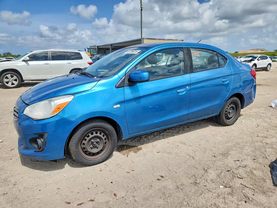 2018 Mitsubishi Mirage VIN ML32F3FJ0JHF13170 COPART salvage auction — MINOR DENT/SCRATCHES, Fl - Certificate Of Title (P), sold $1,400 on 2026-07-30 (photo 1)