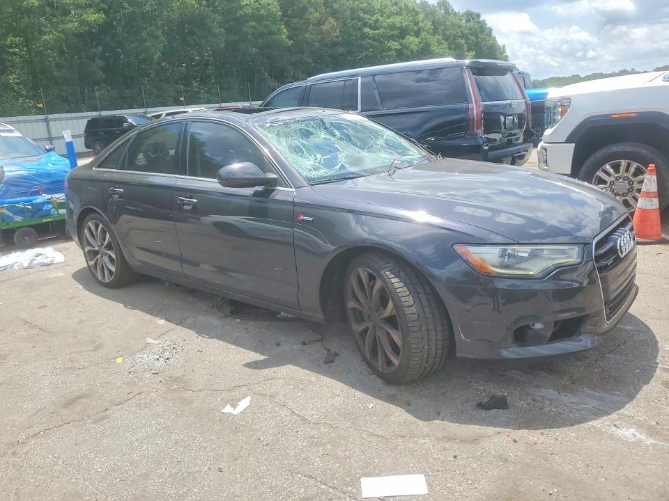 2013 Audi A6 VIN WAUGGAFC0DN055555 COPART salvage auction — ROOF, Ga - Cert Of Title-Salvage, sold $3,100 on 2026-07-31 (photo 4)