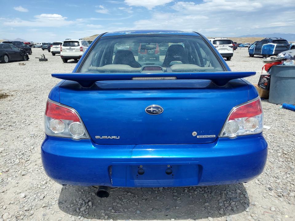 2006 Subaru Wrx VIN JF1GD79636G520976 COPART salvage auction — FRONT END, Ut - Cert Of Title-Rebuilt/Restored, sold $550 on 2026-07-10 (photo 6)