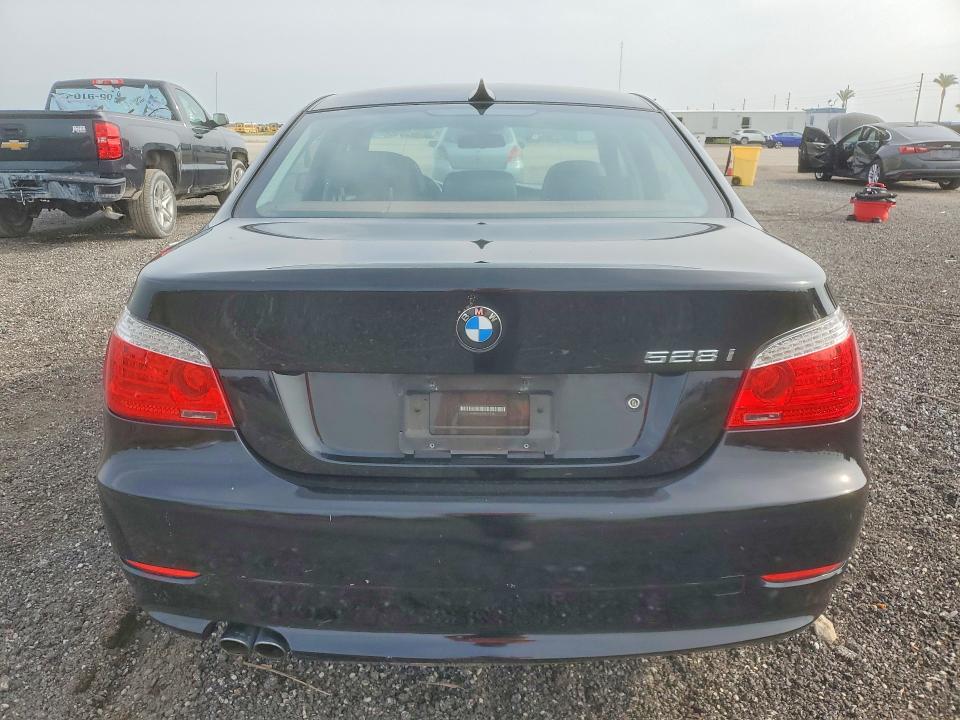 2008 BMW 5er VIN WBANU53518CT17467 COPART salvage auction — MECHANICAL, Fl - Certificate Of Title, sold $550 on 2026-08-03 (photo 6)