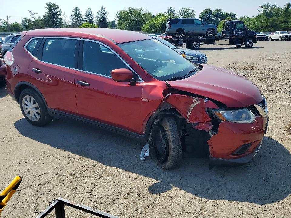 2016 Nissan Rogue VIN KNMAT2MV5GP621541 COPART salvage auction — FRONT END, Salvage Title, sold $1,150 on 2026-07-17 (photo 4)