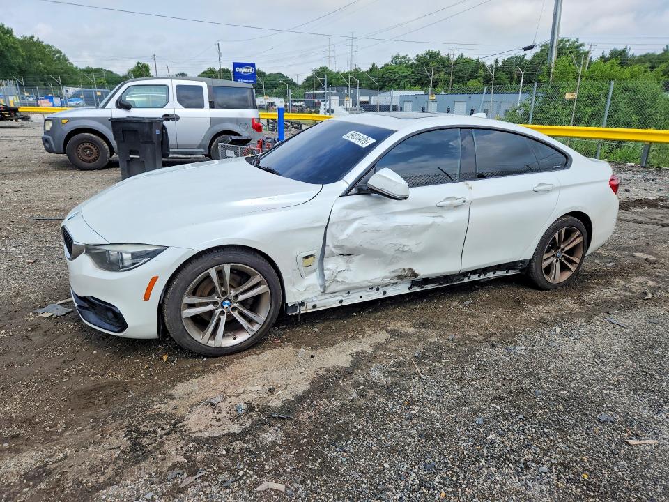 2018 BMW 4er VIN WBA4J1C55JBM11103 COPART salvage auction — SIDE, Md - Cert Of Salvage > 75% Damage, sold $125 on 2026-08-20 (photo 1)