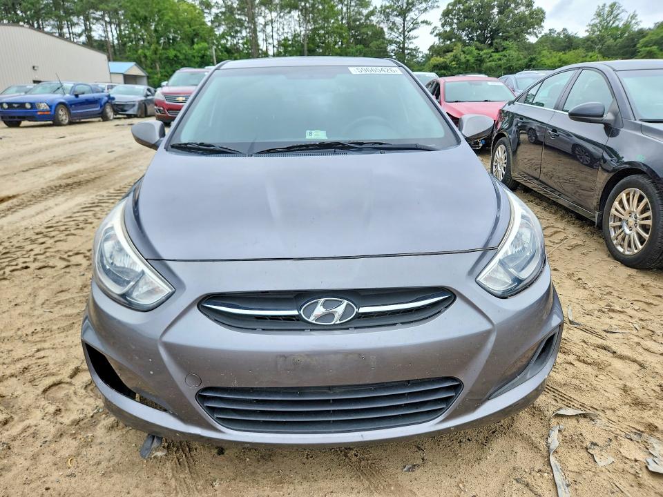 2015 Hyundai Accent VIN KMHCT5AE2FU233452 COPART salvage auction — FRONT END, Md - Cert Of Salvage > 75% Damage, sold $325 on 2026-07-28 (photo 5)