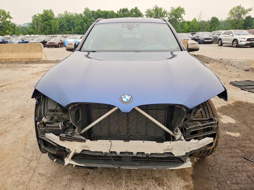 2020 BMW X3 VIN 5UXTY9C09L9C18865 COPART salvage auction — FRONT END, Ny - Mv-907A Salvage Certificate, sold $4,900 on 2026-07-21 (photo 5)
