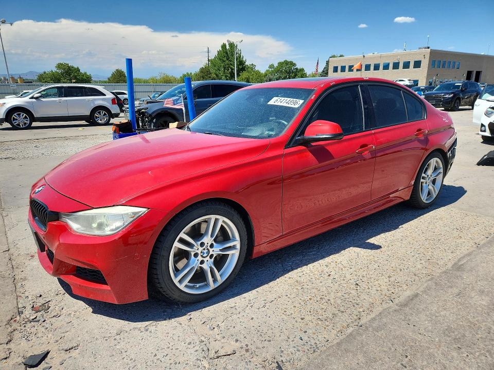 2013 BMW 3er VIN WBA3B9C53DF585398 COPART salvage auction — REAR END, Co - Salvage Title, sold $3,300 on 2026-08-10 (photo 1)