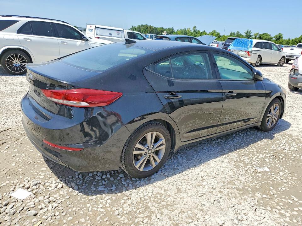 2018 Hyundai Elantra VIN KMHD84LF3JU586197 COPART salvage auction — MECHANICAL, TX - CERTIFICATE OF TITLE, sold $1,900 on 2026-07-31 (photo 3)