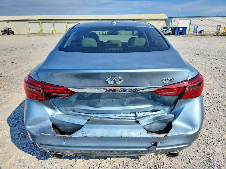 2020 Infiniti Q50 VIN JN1EV7AP5LM207026 COPART salvage auction — REAR END, TN - SALVAGE CERTIFICATE, sold $4,600 on 2026-07-23 (photo 6)