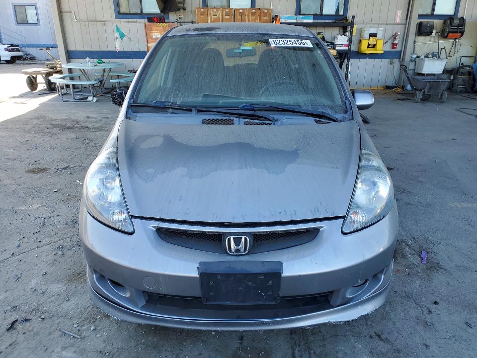2007 Honda Fit VIN JHMGD37607S009972 COPART salvage auction — FRONT END, CA - SALVAGE CERTIFICATE, sold $575 on 2026-07-30 (photo 5)