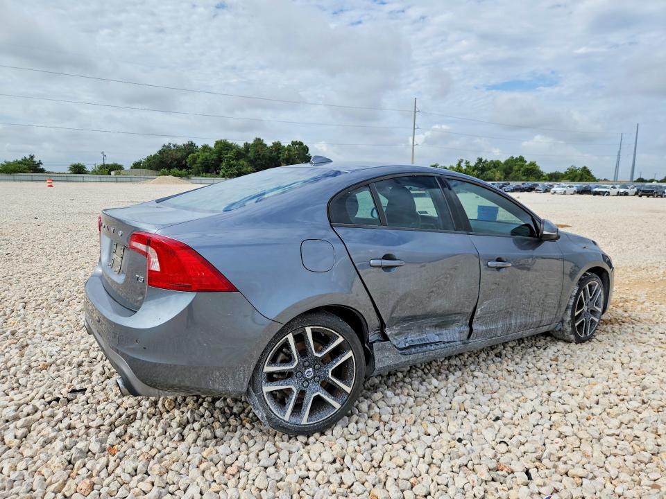 2017 Volvo S60 VIN YV126MFL8H2438906 COPART salvage auction — REAR END, Tx - Salvage Vehicle Title, sold $2,400 on 2026-08-27 (photo 3)