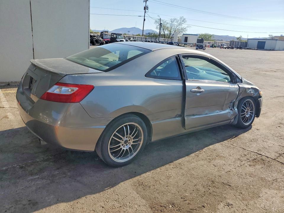 2006 Honda Civic VIN 2HGFG12856H543316 COPART salvage auction — FRONT END, Tx - Salvage Vehicle Title, sold $125 on 2026-07-31 (photo 3)