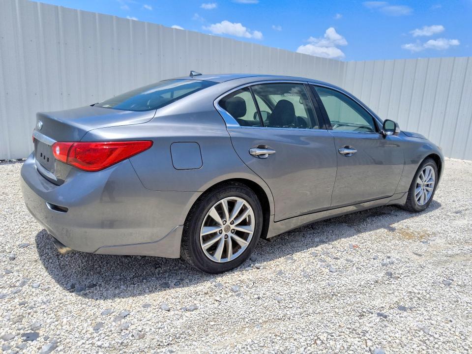 2017 Infiniti Q50 VIN JN1EV7AR4HM841176 COPART salvage auction — MECHANICAL, Fl - Certificate Of Title (P), sold $40 on 2026-07-30 (photo 3)