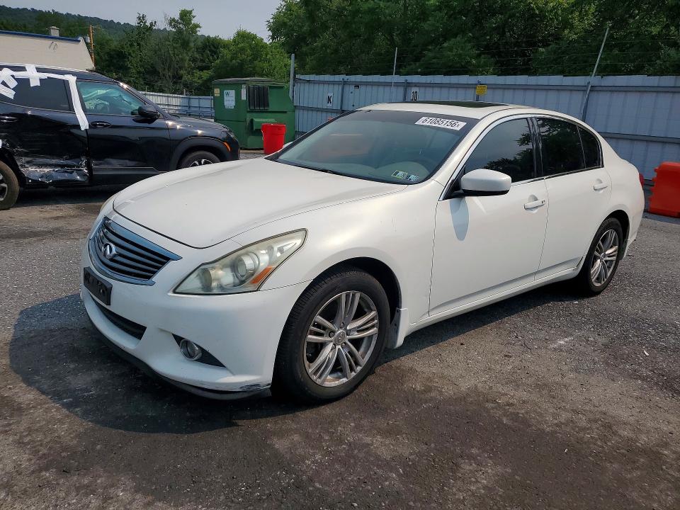 2011 Infiniti G37 VIN JN1CV6AR9BM351261 COPART salvage auction — MINOR DENT/SCRATCHES, Pa - Cert Of Title, sold $875 on 2026-07-28 (photo 1)