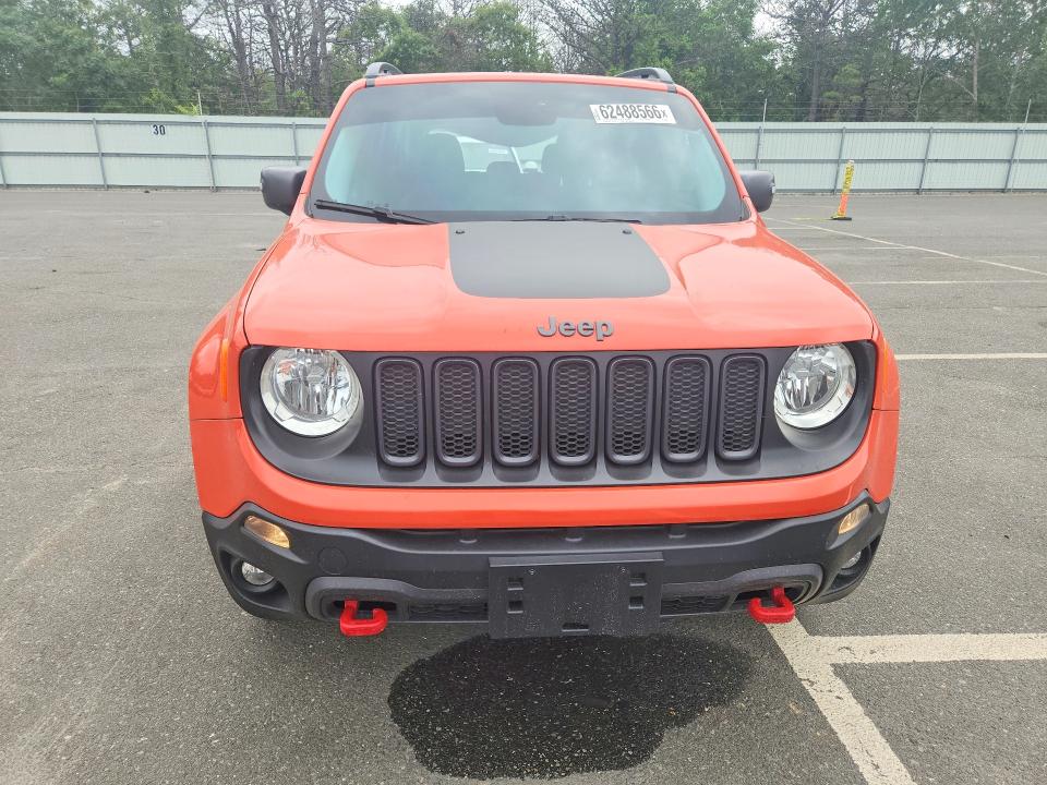 2016 Jeep Renegade VIN ZACCJBCT1GPC97909 COPART salvage auction — REAR END, Ny - Mv-907A Salvage Certificate, sold $3,550 on 2026-08-07 (photo 5)