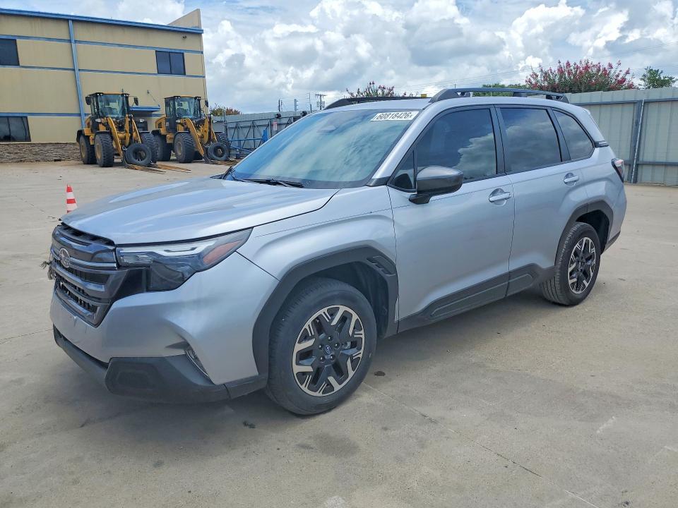 2025 Subaru Forester VIN JF2SLDBC8SH427639 COPART salvage auction — FRONT END, Salvage Title, sold $8,100 on 2026-08-24 (photo 1)