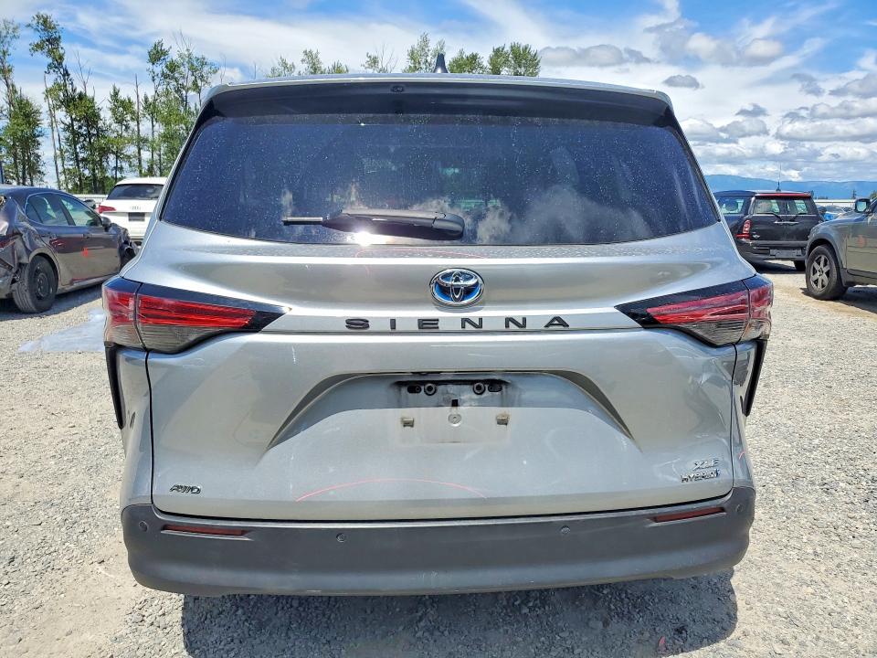 2021 Toyota Sienna VIN 5TDYSKFC6MS002655 COPART salvage auction — FRONT END, WA - BILL OF SALE, sold $15,000 on 2026-07-20 (photo 6)