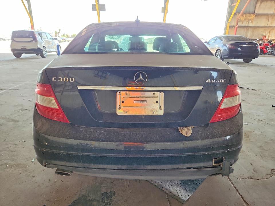 2009 Mercedes-benz C class VIN WDDGF81XX9R077948 COPART salvage auction — FRONT END, Az - Certificate Of Title (P), sold $475 on 2026-07-29 (photo 6)