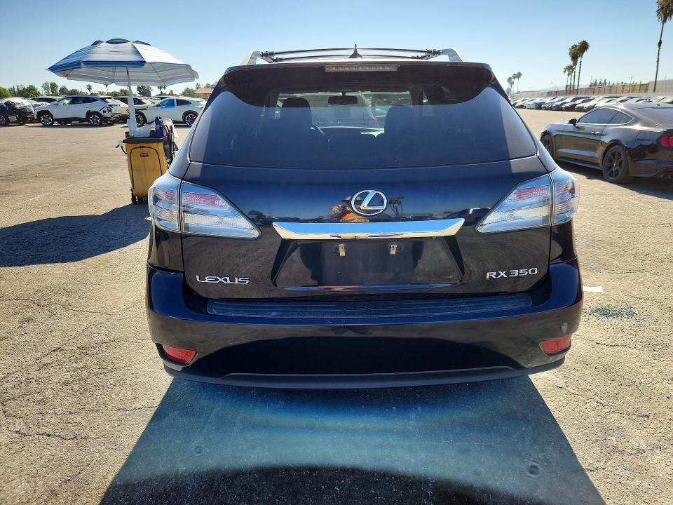 2010 Lexus Rx VIN JTJZK1BA3A2001417 COPART salvage auction — MINOR DENT/SCRATCHES, Ca - Dis/Dlr/Exp Only Clean Title, sold $2,550 on 2026-07-14 (photo 6)