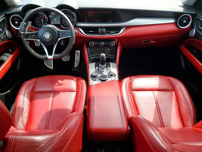 2018 Alfa romeo Stelvio VIN ZASFAKPN1J7B92565 COPART salvage auction — MECHANICAL, Nh - Certificate Of Title (P), sold $6,300 on 2026-07-29 (photo 8)