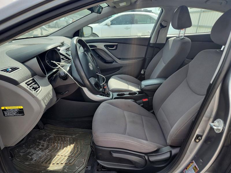 2016 Hyundai Elantra VIN KMHDH4AE1GU624738 COPART salvage auction — FRONT END, Oh - Cert Of Title-Rebuilt Salvage, sold $1,700 on 2026-07-31 (photo 7)