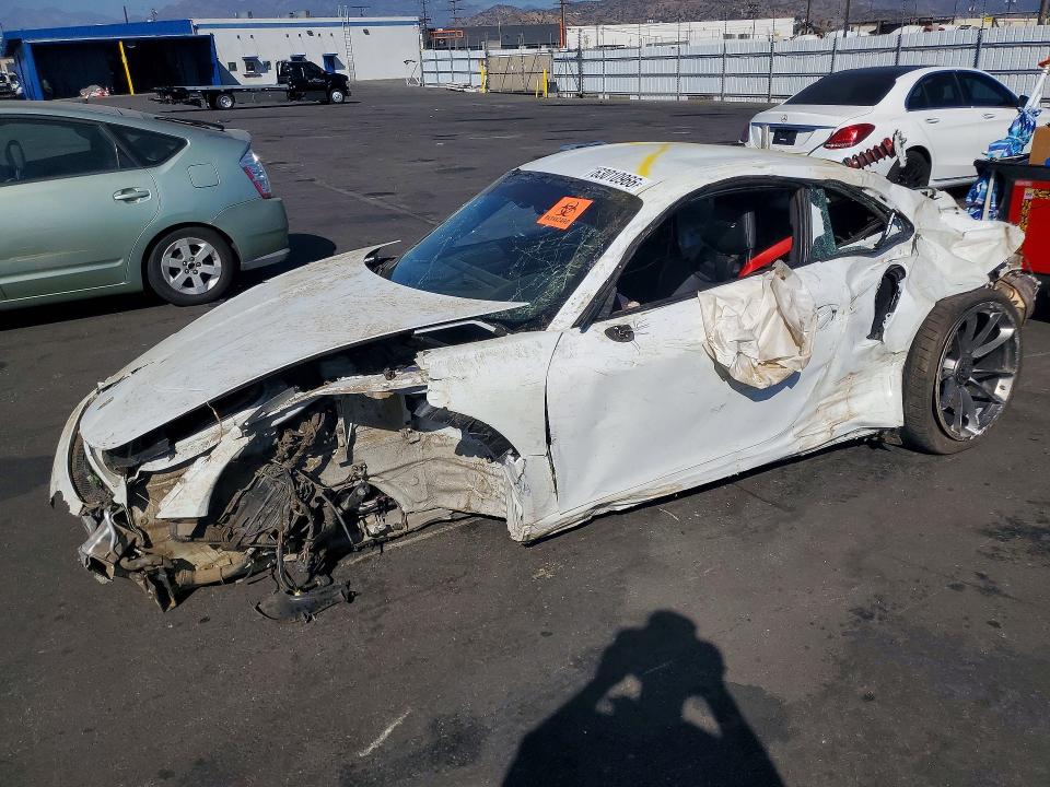 2016 Porsche 911 VIN WP0AF2A98GS193296 COPART salvage auction — REAR END, Ca - Salvage Certificate, sold $13,600 on 2026-08-19 (photo 1)