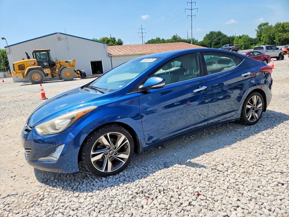 2014 Hyundai Elantra VIN KMHDH4AE2EU144267 COPART salvage auction — MINOR DENT/SCRATCHES, Salvage Title, sold $800 on 2026-07-17 (photo 1)