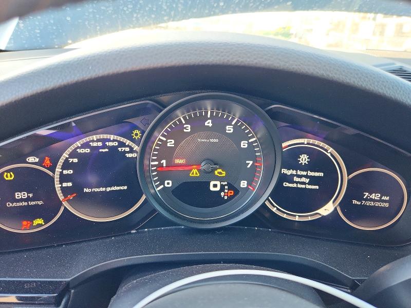 2021 Porsche Cayenne VIN WP1AB2AYXMDA27704 COPART salvage auction — FRONT END, CA - SALVAGE CERTIFICATE, sold $19,000 on 2026-07-29 (photo 9)