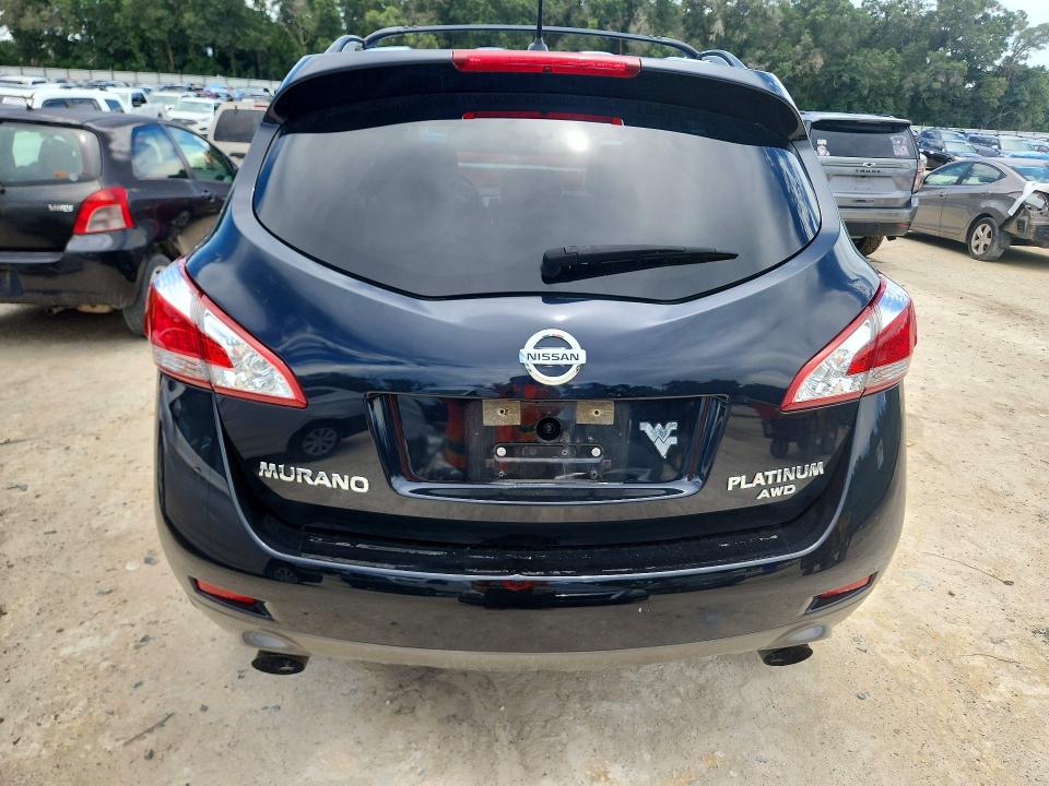 2013 Nissan Murano VIN JN8AZ1MW2DW301701 COPART salvage auction — FRONT END, Pa - Certificate Of Salvage, sold $525 on 2026-07-28 (photo 6)