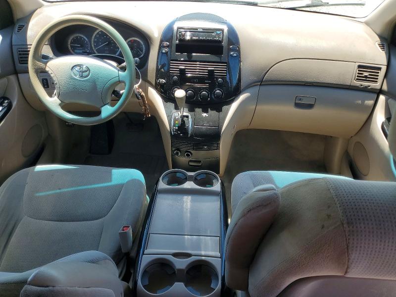 2004 Toyota Sienna VIN 5TDZA23C24S106636 COPART salvage auction — REAR END, CA - SALVAGE CERTIFICATE, sold $400 on 2026-07-28 (photo 8)