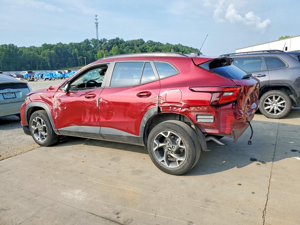 2025 Chevrolet Trax VIN KL77LHEP1SC208428 COPART salvage auction — ROLLOVER, Ky - Cert Of Title-Salvage, sold $2,150 on 2026-07-13 (photo 2)