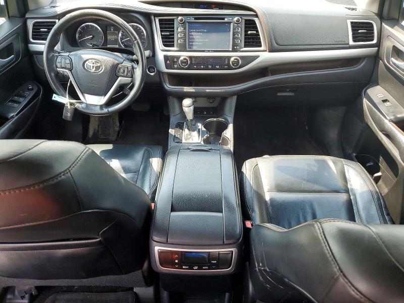 2015 Toyota Highlander VIN 5TDJKRFH8FS193052 COPART salvage auction — FRONT END, On - Permit Salvage, sold $4,100 on 2026-07-28 (photo 8)