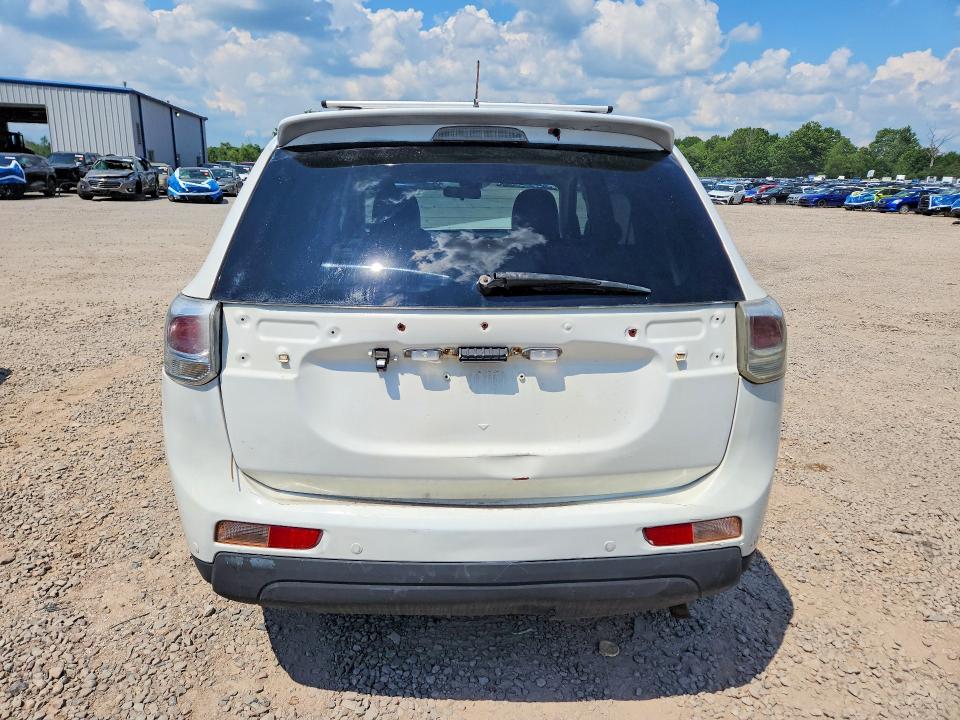 2014 Mitsubishi Outlander VIN JA4JZ4AX0EZ010554 COPART salvage auction — FRONT END, Ny - Mv-907A Salvage Certificate, sold $350 on 2026-07-22 (photo 6)