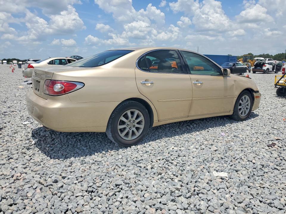 2004 Lexus Es 330 VIN JTHBA30G740014809 COPART salvage auction — FRONT END, FL - CERT OF TITLE SLVG REBUILDABLE, sold $625 on 2026-07-17 (photo 3)
