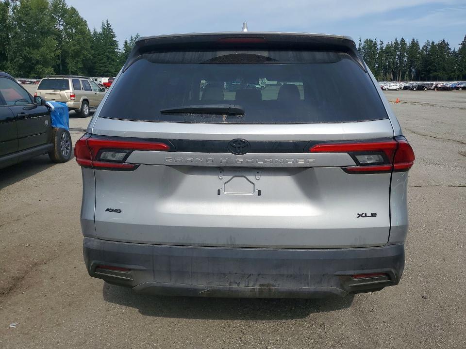2024 Toyota Highlander VIN 5TDAAAB53RS055617 COPART salvage auction — ROOF, Wa - Bill Of Sale, sold $2,100 on 2026-07-27 (photo 6)