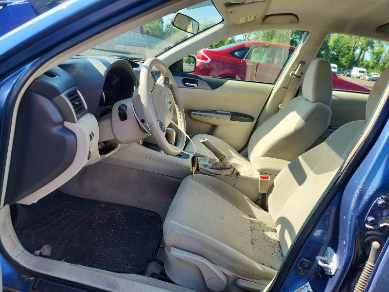 2008 Subaru Impreza VIN JF1GE616X8H506038 COPART salvage auction — SIDE, CT - CERT OF TITLE-SALVAGE, sold $550 on 2026-07-31 (photo 7)