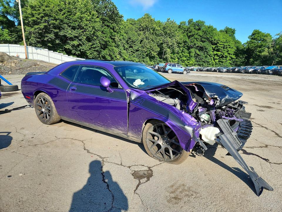 2018 Dodge Challenger VIN 2C3CDZBT7JH287982 COPART salvage auction — FRONT END, NY - MV-907A SALVAGE CERTIFICATE, sold $500 on 2026-07-23 (photo 4)