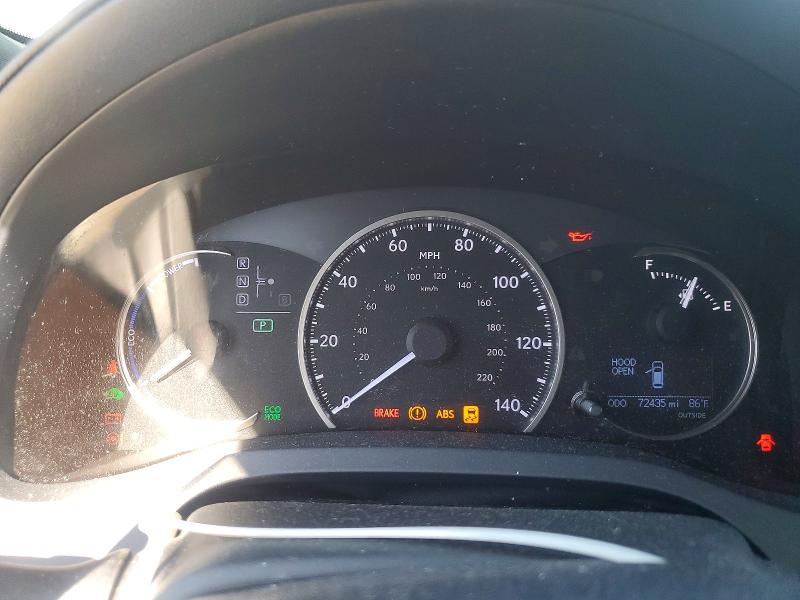2016 Lexus Ct 200 VIN JTHKD5BH8G2266800 COPART salvage auction — FRONT END, Ca - Salvage Certificate, sold $2,200 on 2026-07-28 (photo 9)