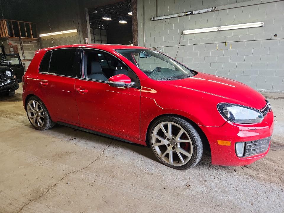 2012 Volkswagen Gti VIN WVWGD7AJ5CW241430 COPART salvage auction — WATER/FLOOD, Ny - Mv-907A Salvage Certificate (P), sold $400 on 2026-08-10 (photo 4)