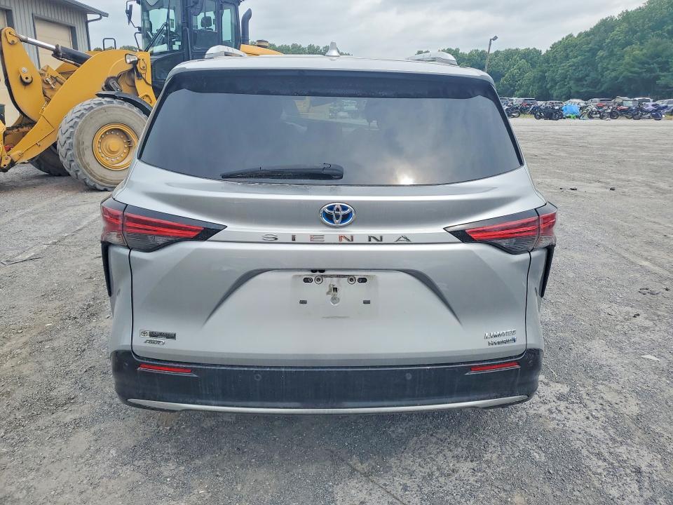2021 Toyota Sienna VIN 5TDZSKFC9MS005148 COPART salvage auction — FRONT END, Pa - Certificate Of Salvage, sold $375 on 2026-07-23 (photo 6)